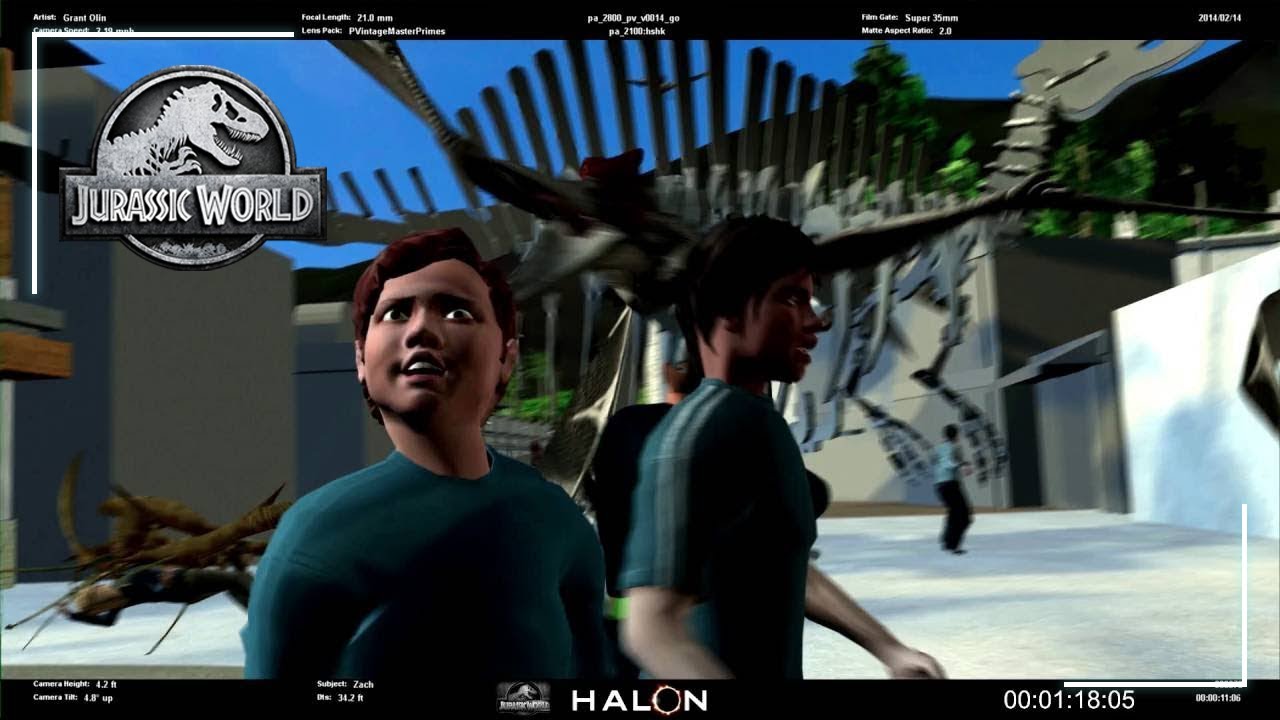 Main Street Attack Storyboard | Behind The Scenes | Jurassic World