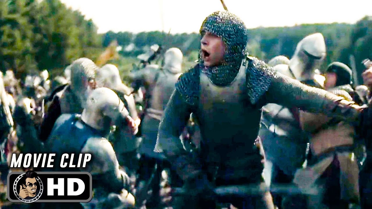 Epic War Scene | THE KING (2019) Movie CLIP HD