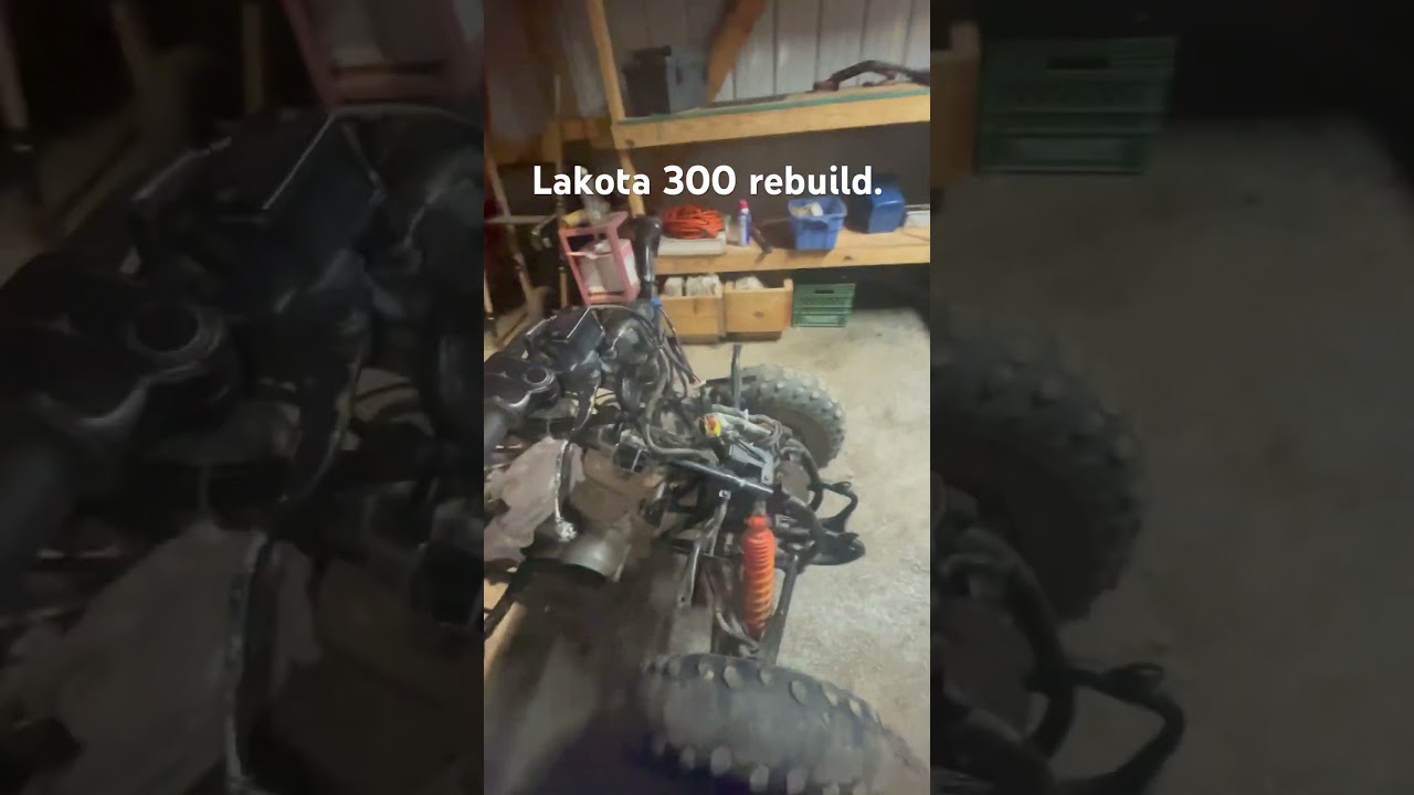 Lakota 300 rebuild#atv #lakota #atvbike #300 #rebuild #workinprogress #blown