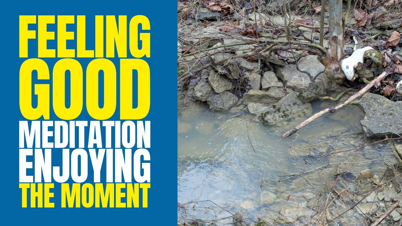 Meditating By The Stream #nature #meditation