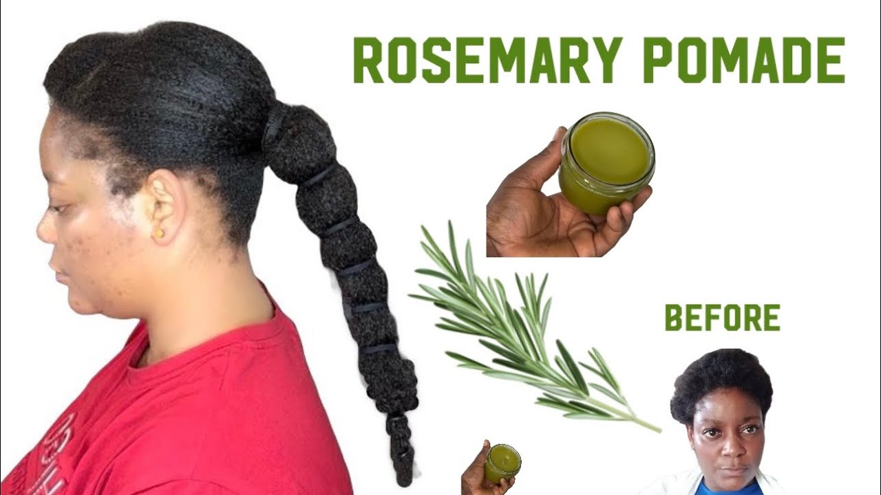 How to make Rosemary Pomade for 10x faster hair growth/ Do not wash out/ use 2x a week/ shiny hair