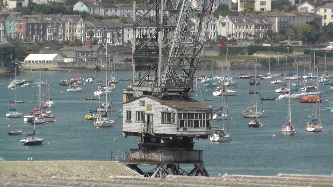 Falmouth Docks Harbour and Cranes - Explore Cornwall