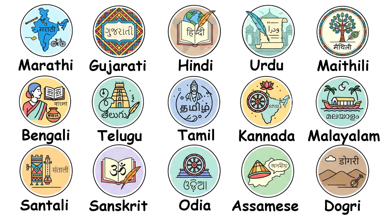 Every Major Languages in INDIA Explained in 5 Minutes