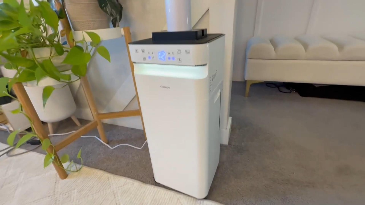 YOKEKON 22L/5.8Gal Whole House Humidifier | 2,500 sq. ft. Coverage for Large Rooms & Commercial Use