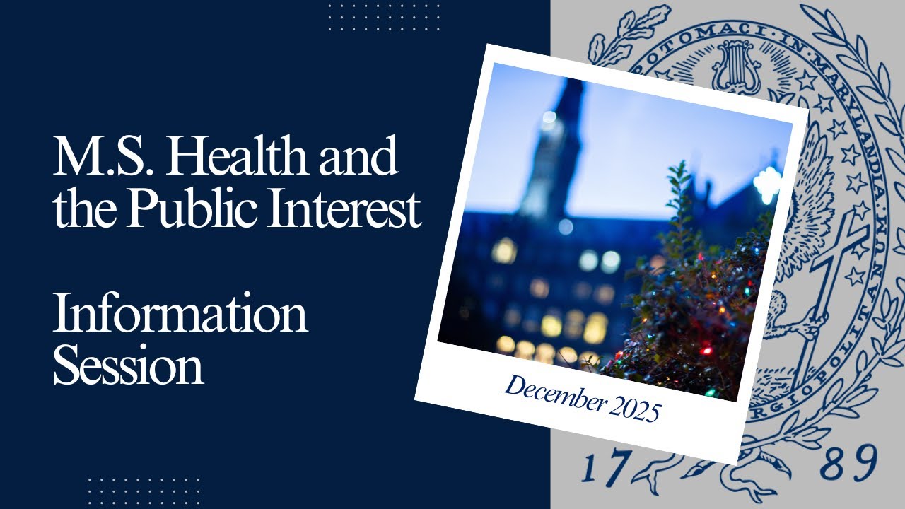 M.S. Health and the Public Interest - December 2025 Information Session