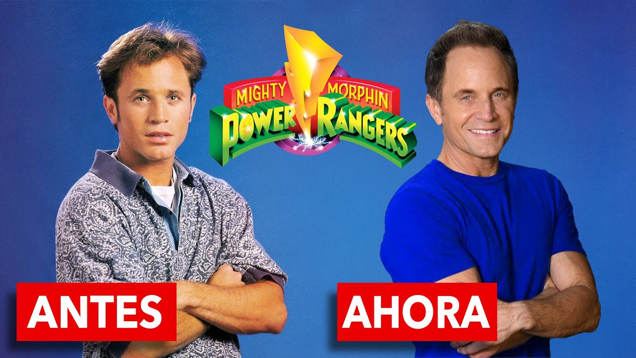 Power Rangers Mighty Morphin Antes y Despues en 2024