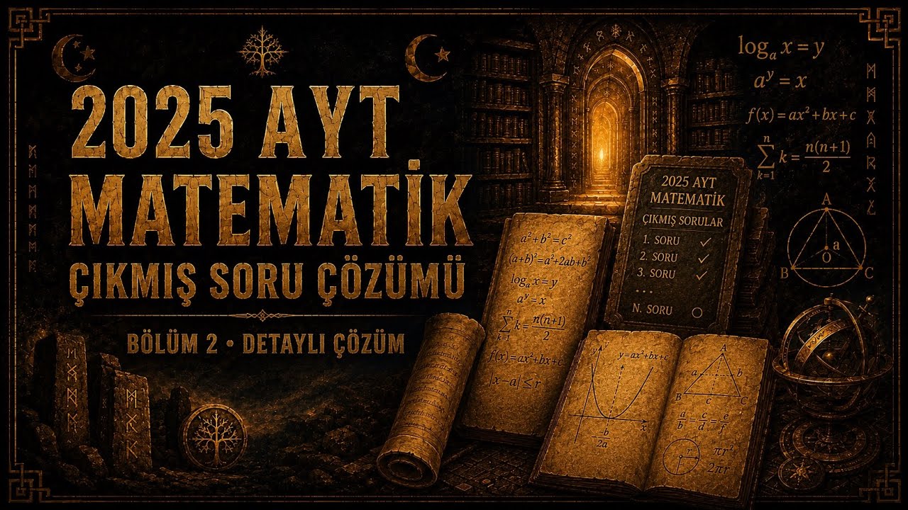 2025 AYT MATEMATİK &Ccedil;IKMIŞ SORU &Ccedil;&Ouml;Z&Uuml;M&Uuml; | [1,20] @FurkanHocaMath