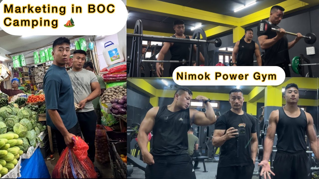 Zz Boys Marketing for Camping⛺️ Workout at Nimok Power Gym