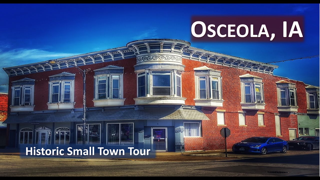 Osceola, IA  | A 4K City Walking Tour