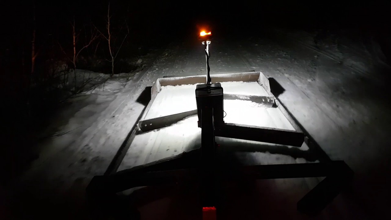 4' x 9' Snow Groomer - All 3 Test Runs