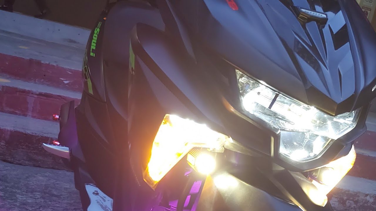 INSTALLATION OF MINI DRIVING LIGHT || CHASIS UNDER GLOW || HAZARD LIGHT|| MIO SOUL I 125