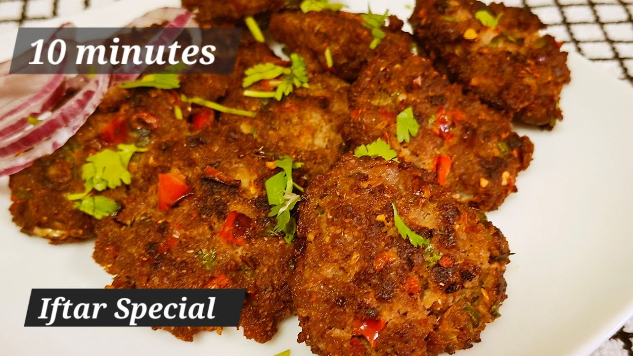 RAMZAN SPECIAL keema Kebab For Iftar | CRISPY Keema kabab 