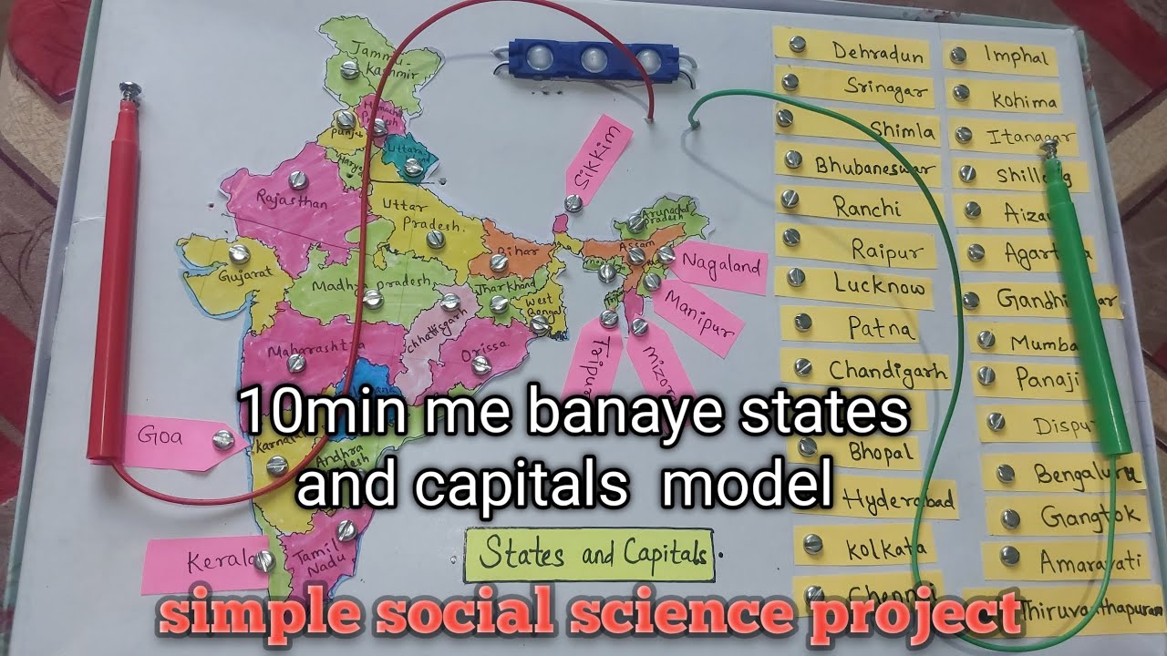 Simple social science states and capital working model