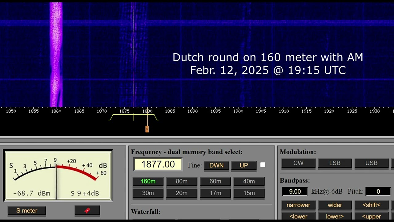 Dutch Round on 160 meter with AM