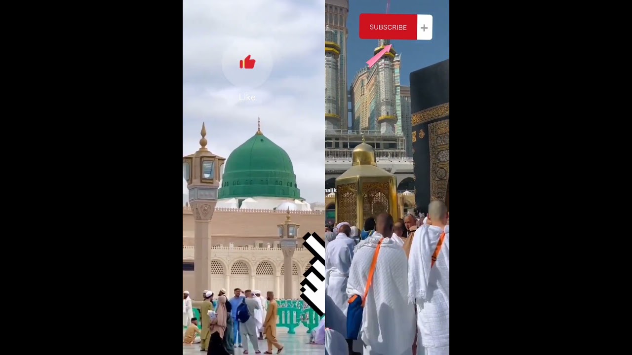 Makkah Madina 💚 Hd 4k Video 💚#islam #islamic #makkah #madinah #shorts #ytshorts