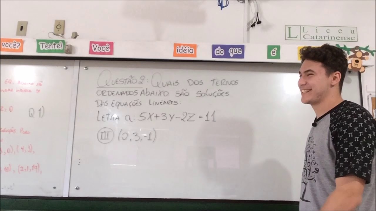 Aula 1 - Equa&ccedil;&otilde;es Lineares - Corre&ccedil;&atilde;o da 3&ordm; lista de Outubro