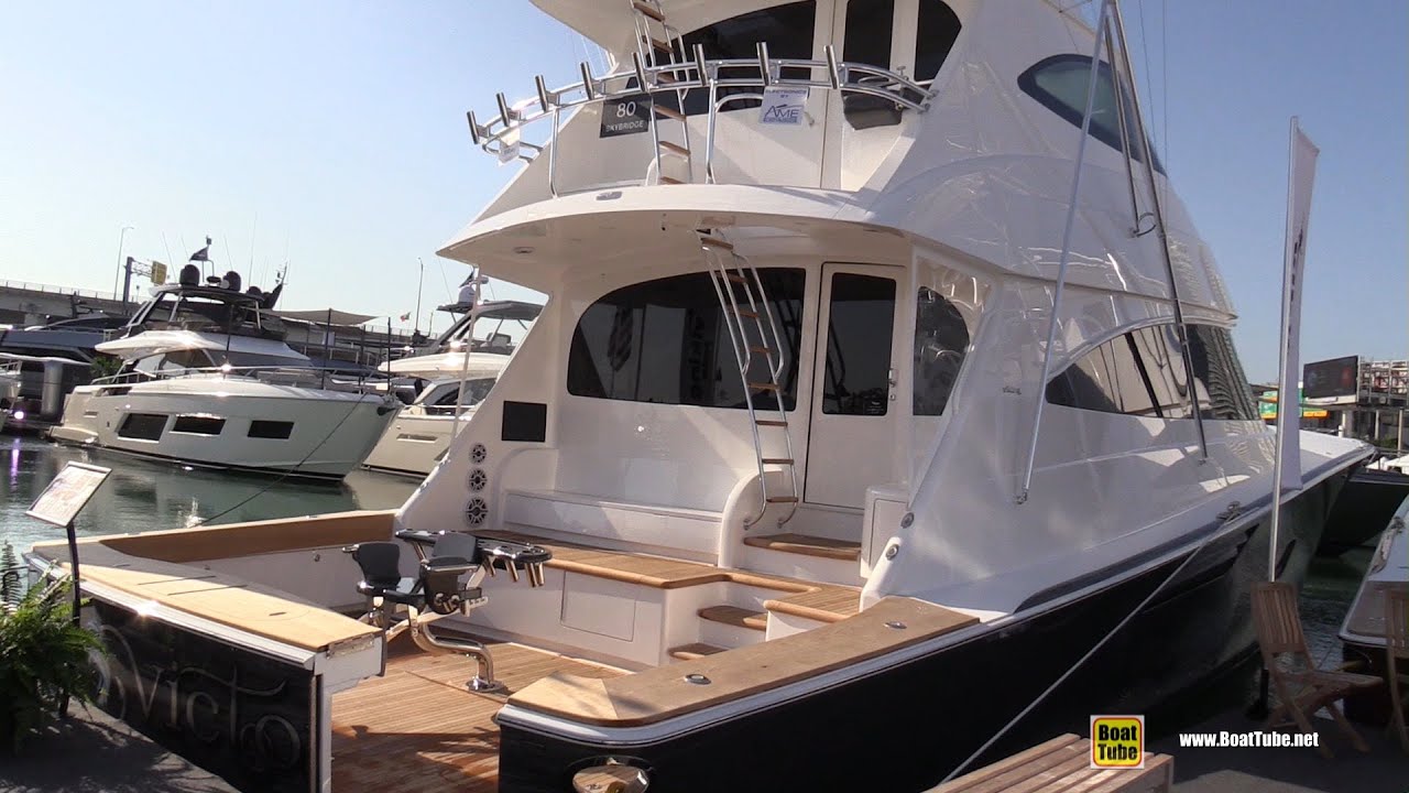 2022 Viking 80 SkyBridge - Luxury American Sport Yacht!