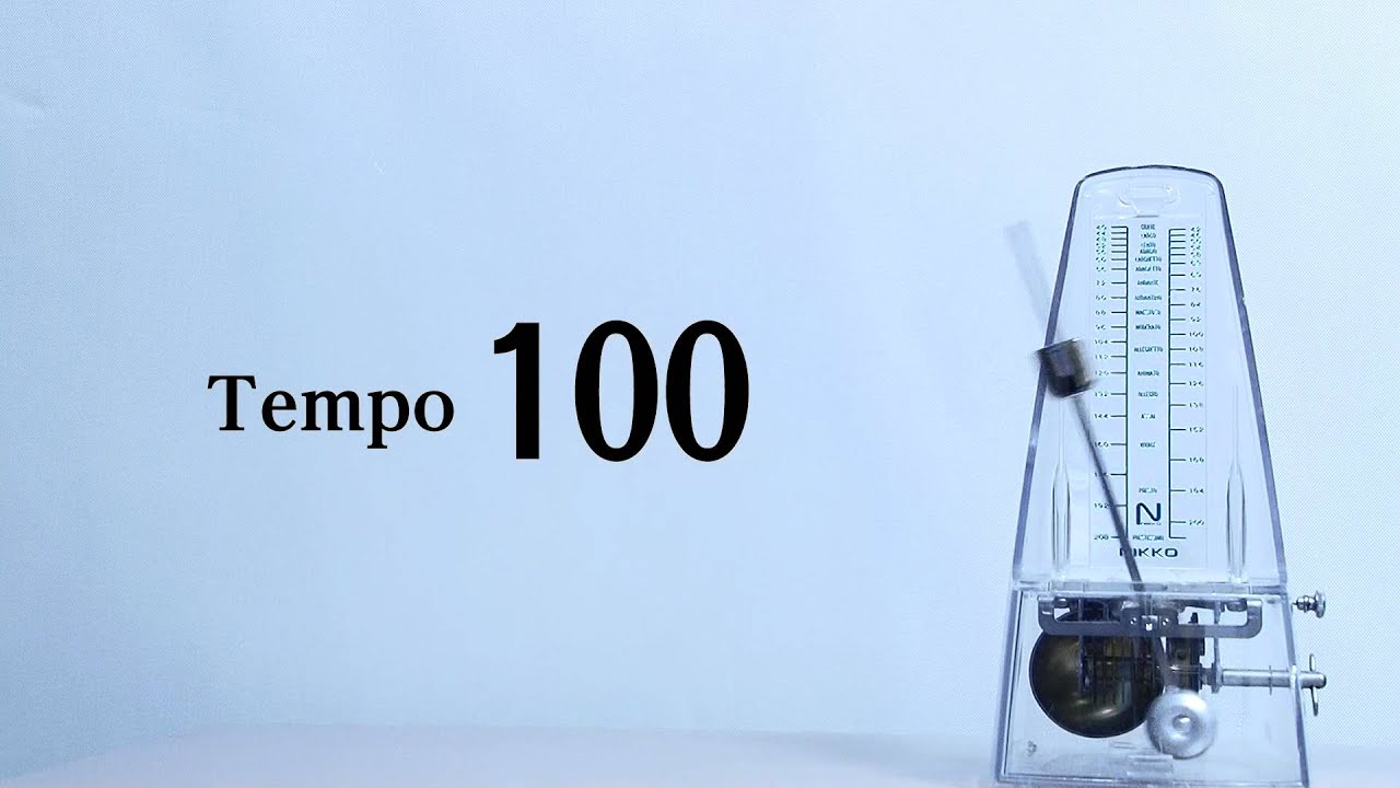 メトロノーム練習用テンポ100