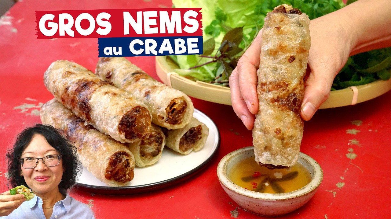 GROS NEMS comme au pays, avec une farce au CRABE et à la viande