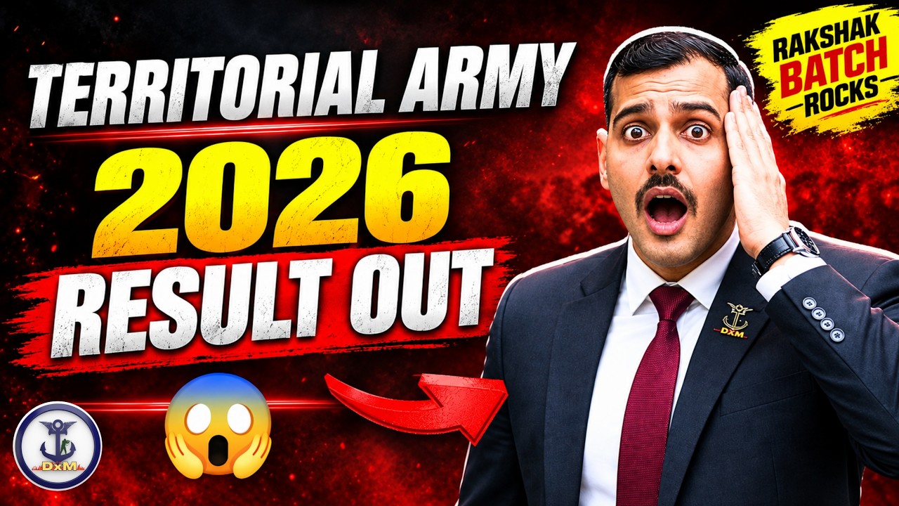 TA Officer Result 2026 Out: Check Territorial Army Officer Merit List & Cut Off Marks