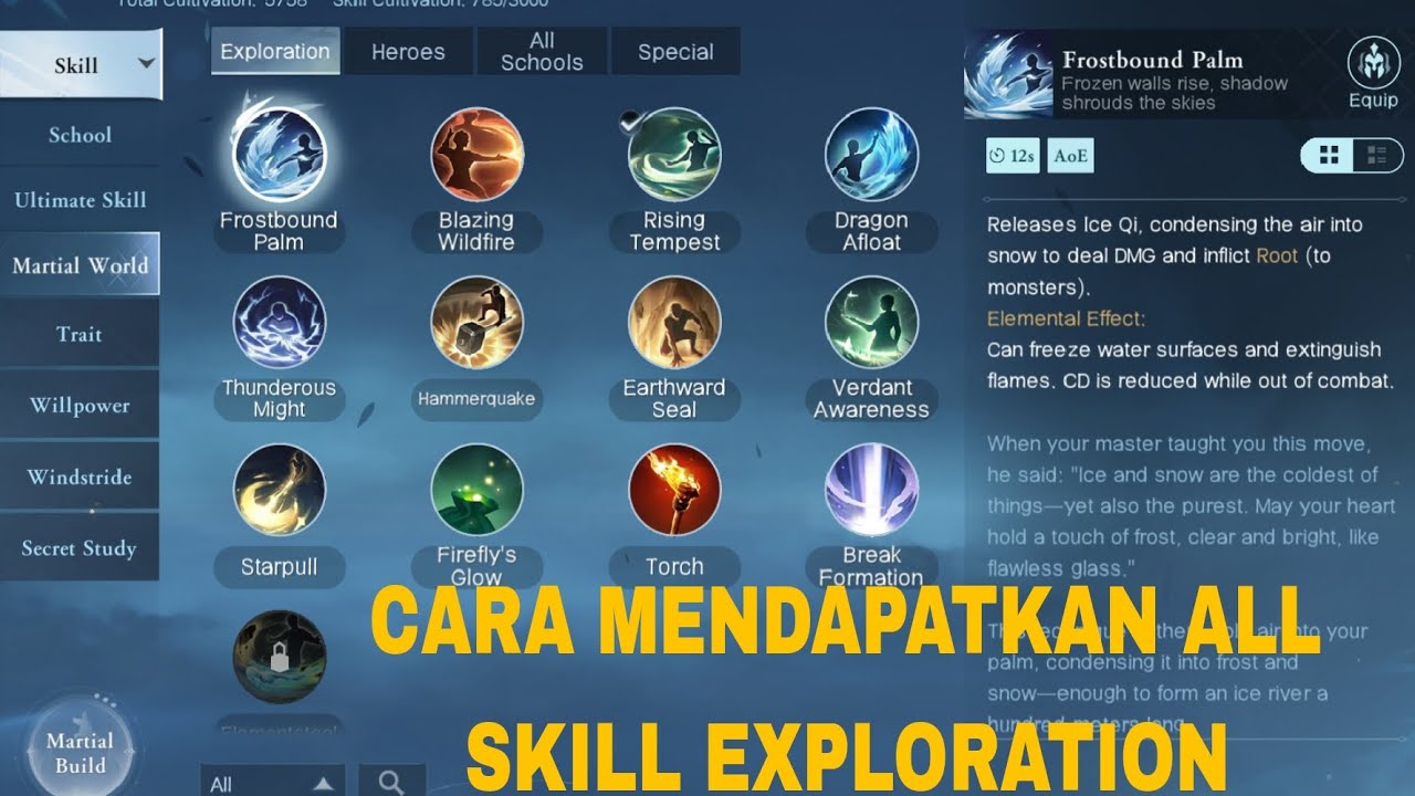 [GUIDE] Cara Mendapatkan semua skill exploration di SWORD OF JUSTICE