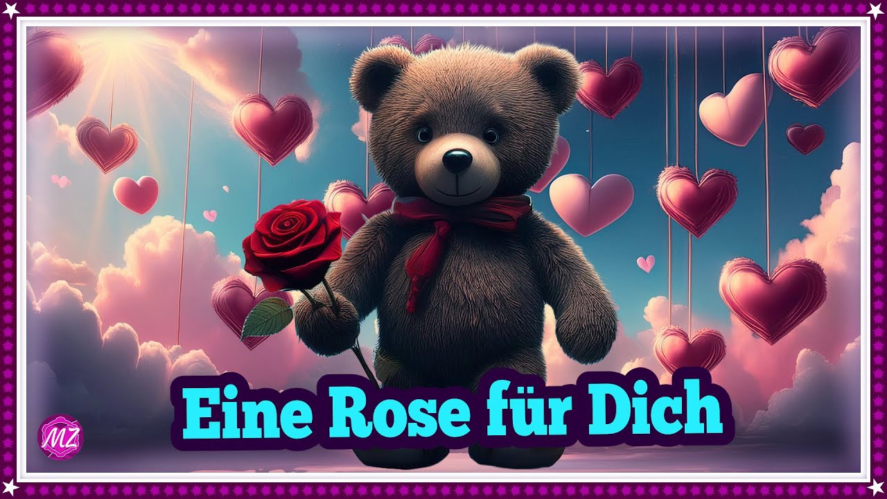 Eine Freundschafts - Rose für Dich 🌷 Schön, dass es Dich gibt🌷