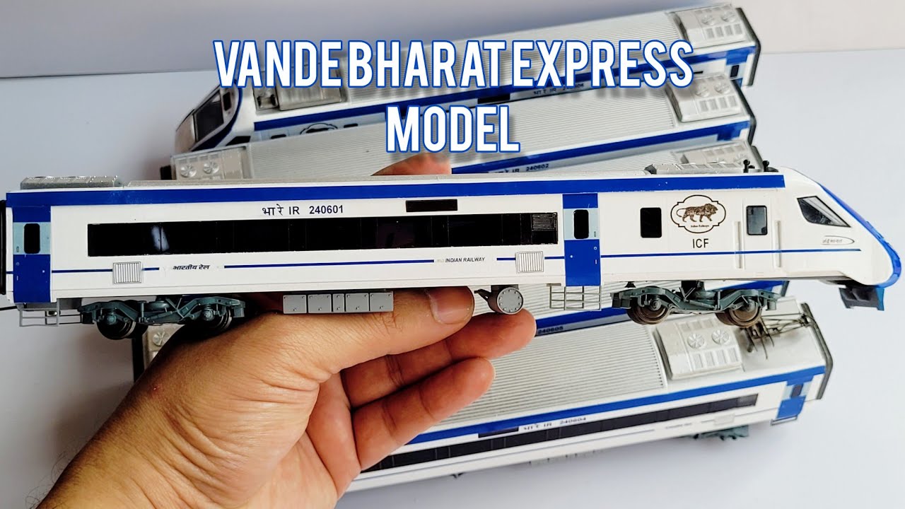 Stunning HO Scale superfast Vande Bharat Express Model | Authentic Vande Bharat Model