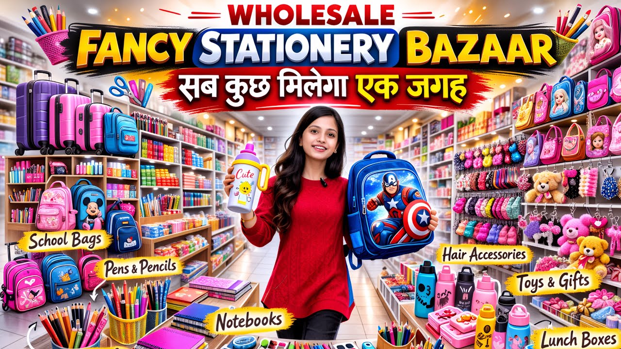Latest Fancy Stationery for Kids 2026 | Biggest Importer of Unique & Cute Stationery Collection