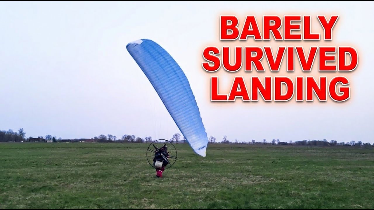 Not Great Not Terrible PPG Paramotor Patang Landing