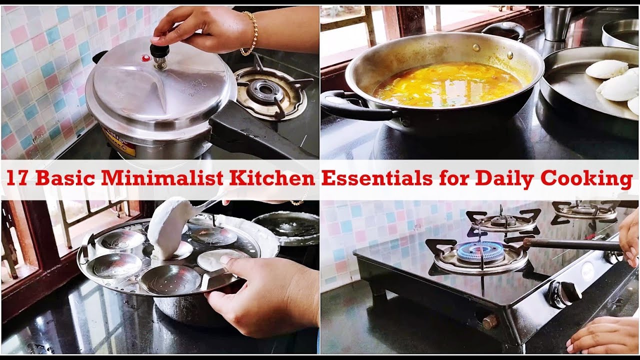 17 Basic Minimalist Kitchen Essentials for Daily Cooking (Tamil) | Kitchen Utensils Every Home Needs