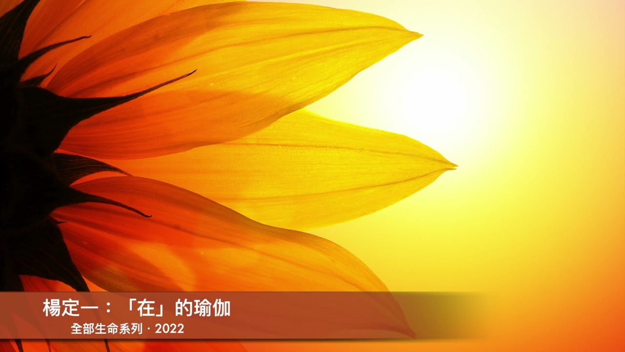 楊定一：「在」的瑜伽