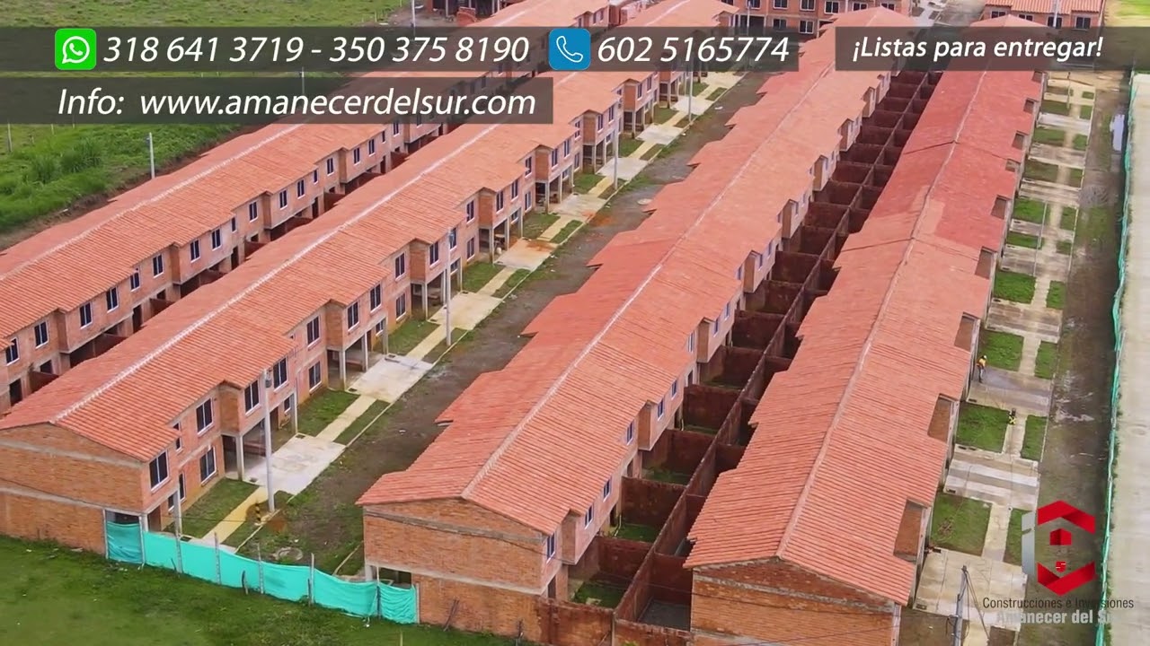 🏡Casas para Entrega Inmediata-Urbanización Amanecer del Sur #vivienda #casas #jamundi #valledelcauca