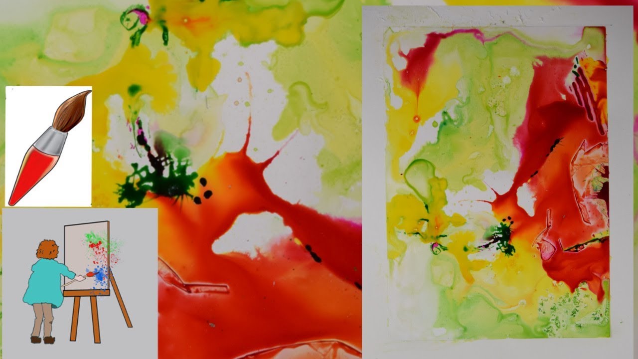 TESTONS LE PAPIER YUPO #1 AVEC DES ENCRES