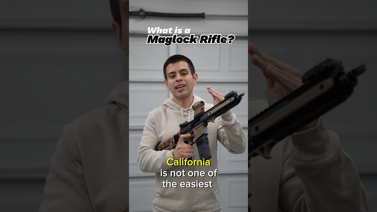 What is a Maglock Rifle? #pewpew #airsoft #homedefense