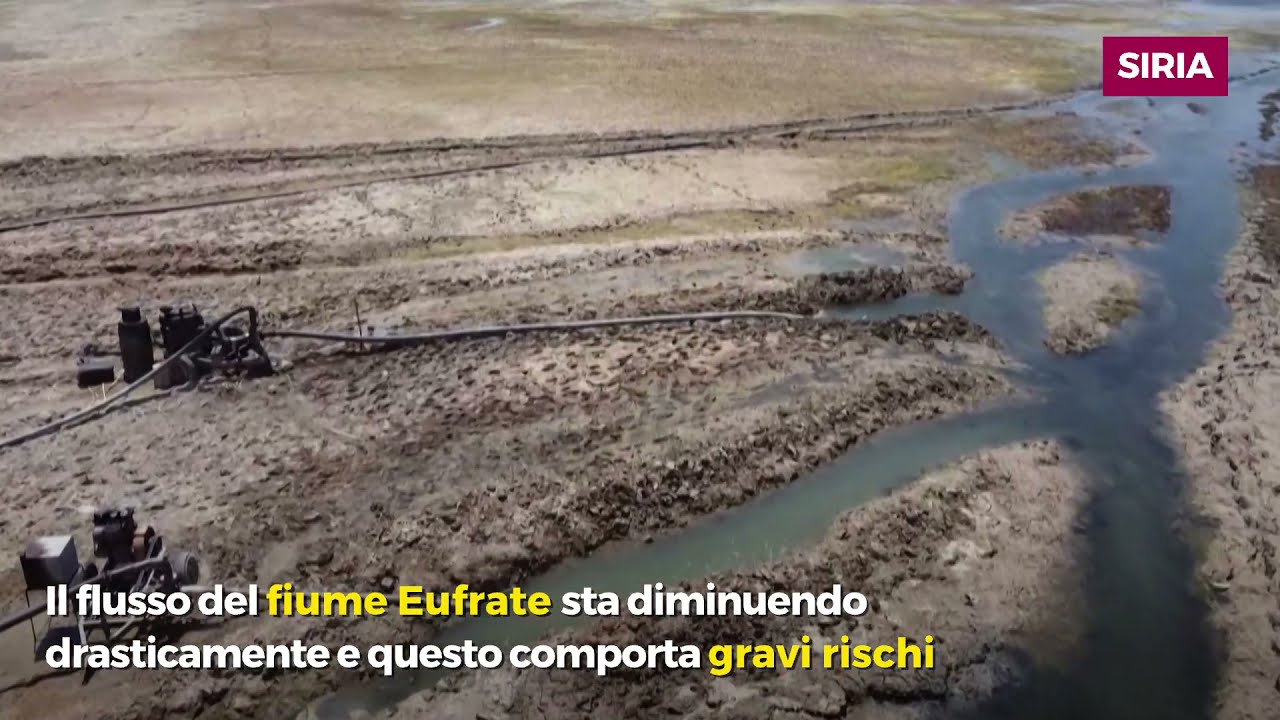 Il fiume Eufrate sempre pi&ugrave; asciutto: &egrave; allarme disastro umanitario