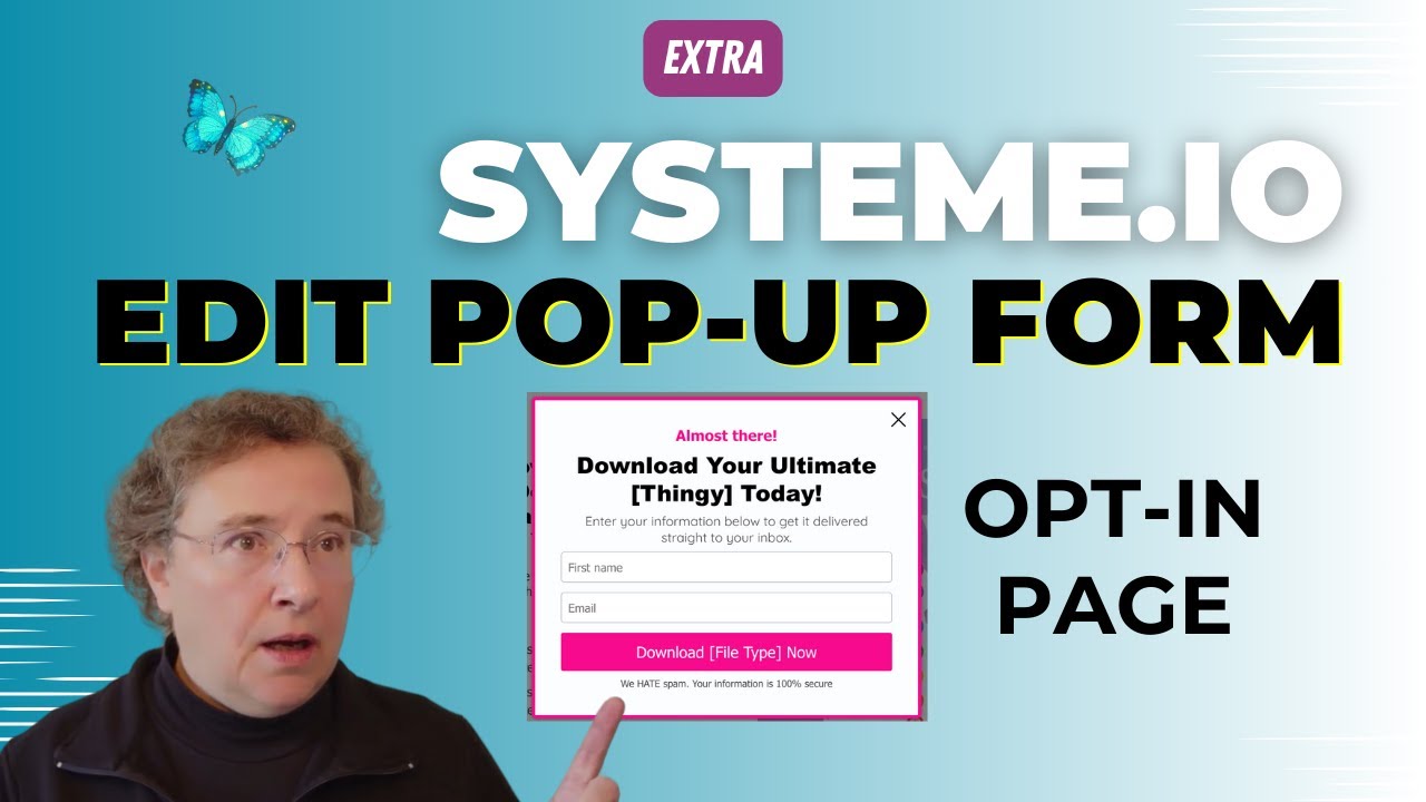 Edit Pop-Up Opt-in Forms in Systeme.o