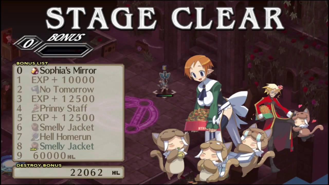Disgaea 3 AoD - Marjoly, Priere, Kogure, Fuka, Desco