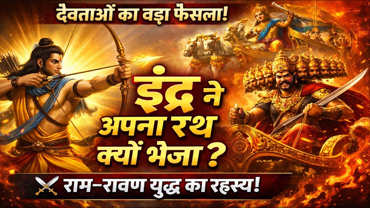 राम–रावण युद्ध में इंद्र ने अपना रथ क्यों भेजा? | रामायण का अद्भुत रहस्य @ramkesangakgupta