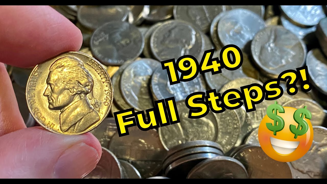 Did We Just Find A 1940 Full Steps Nickel?!