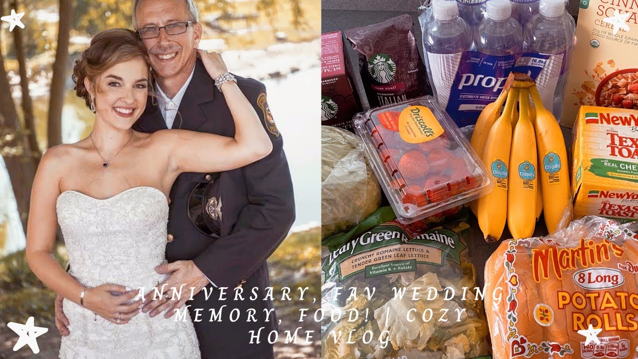ANNIVERSARY, FAVORITE WEDDING MEMORY, & FOOD | COZY DAY AT HOME