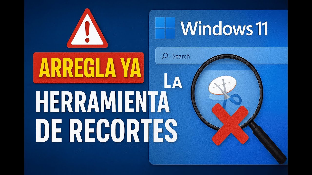 HERRAMIENTA de RECORTES de WINDOWS 11 No Aparece