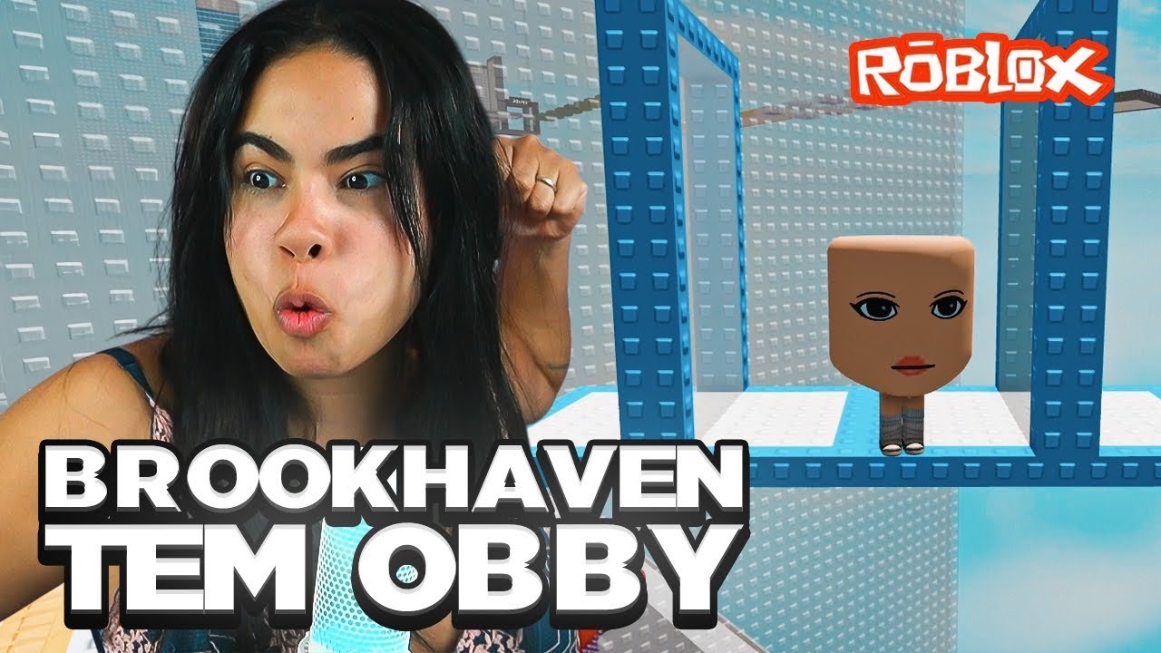 JOGUEI O PARKOUR DE BROOKHAVEN NO ROBLOX