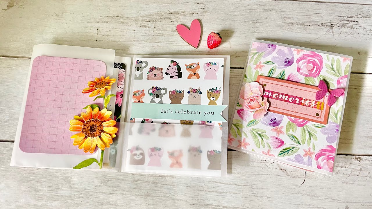 12x12 One Sheet Wonder Vellum Mini Album Tutorial