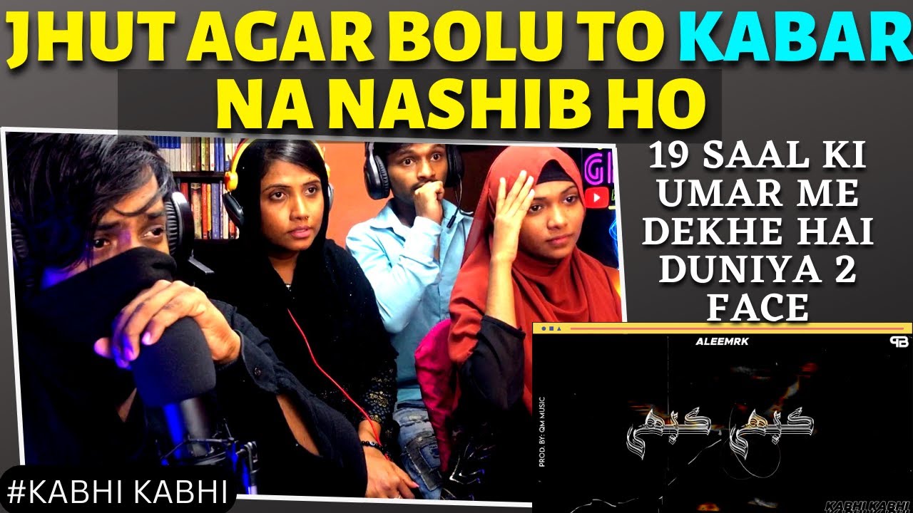 KABHI KABHI - aleemrk (Official Audio)| Reaction