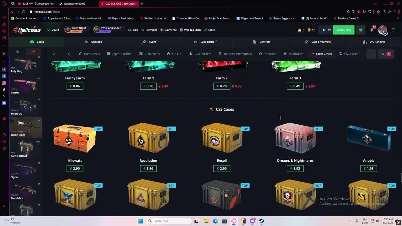 HELLCASE ME REGALE (GROS DROP) ! non sponso