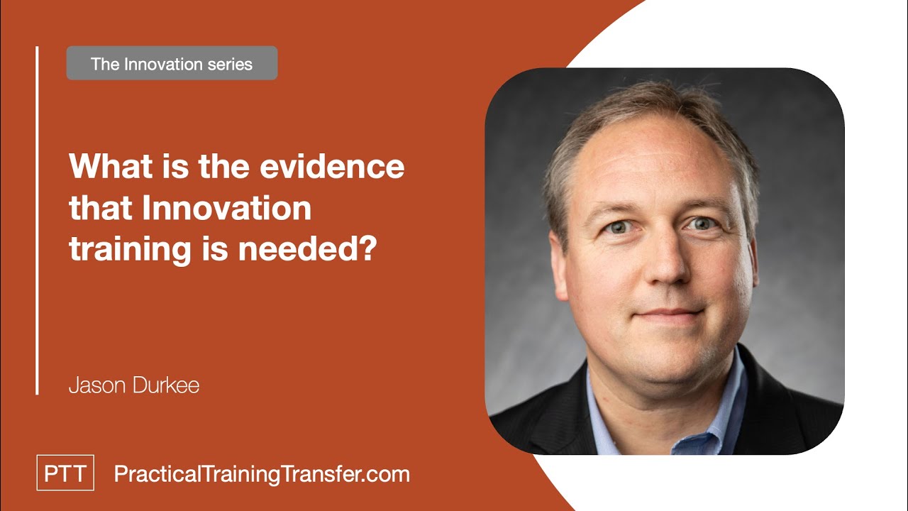 What is the evidence that Innovation training is needed?