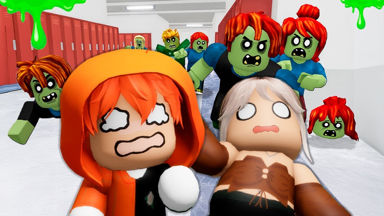 MI NOVIA y YO SOBREVIVIMOS al APOCALIPSIS ZOMBIE de LA ESCUELA @paunidly
