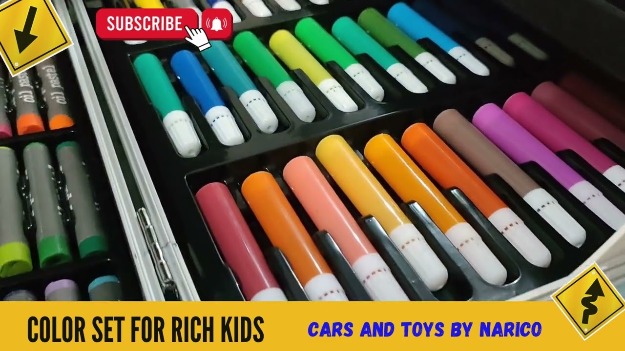 COLOR SET FOR RICH KIDS || CARS AND TOYS BY NARICO