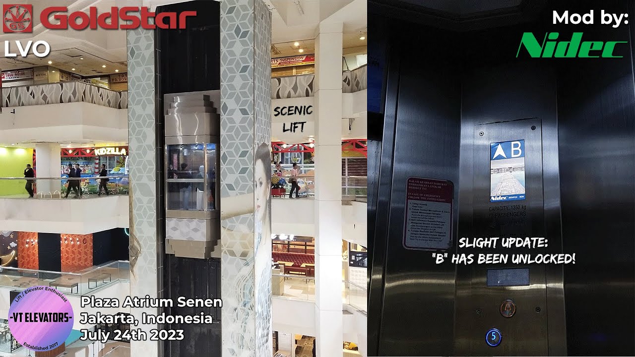 [GONE] Updates on GoldStar (Mod: Nidec) Traction Scenic Lift - Mall Atrium Senen, Jakarta