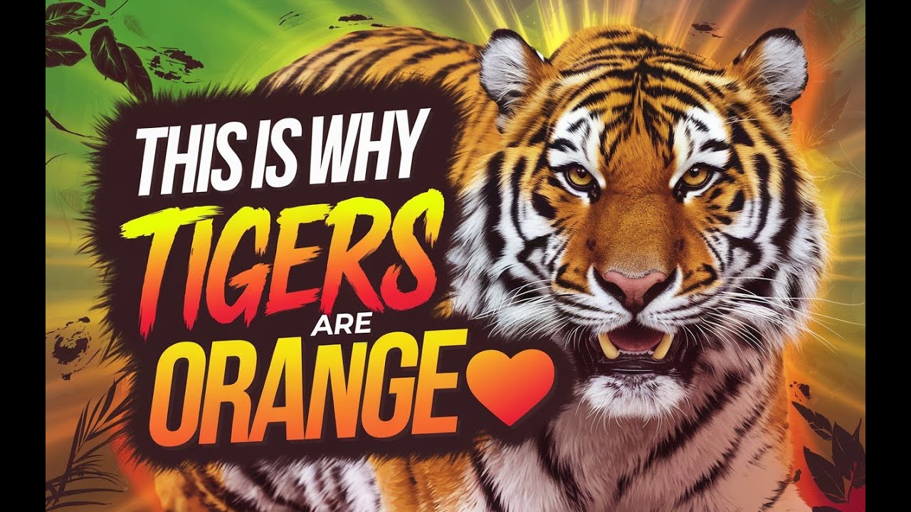 This Is Why Tigers Are Orange 😨 | The Science Behind Their Unique Color